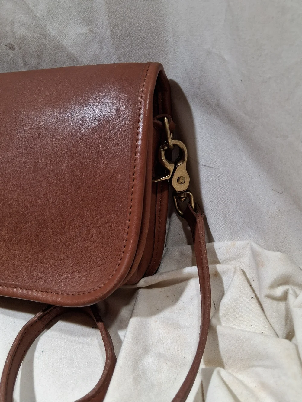 Vintage Coach All Leather  Pocket Purse - Picture 4 of 11
